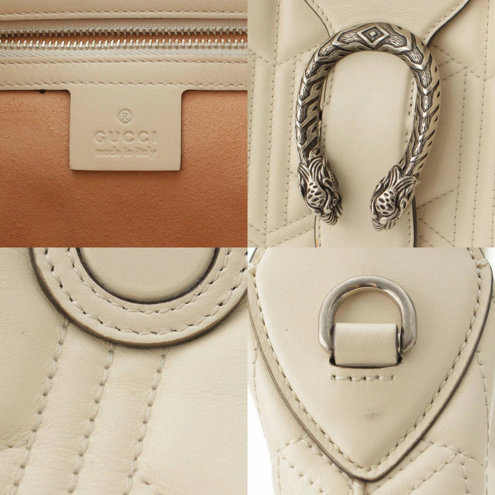 Gucci Dionysus Handbag White Leather - Picture 7 of 8